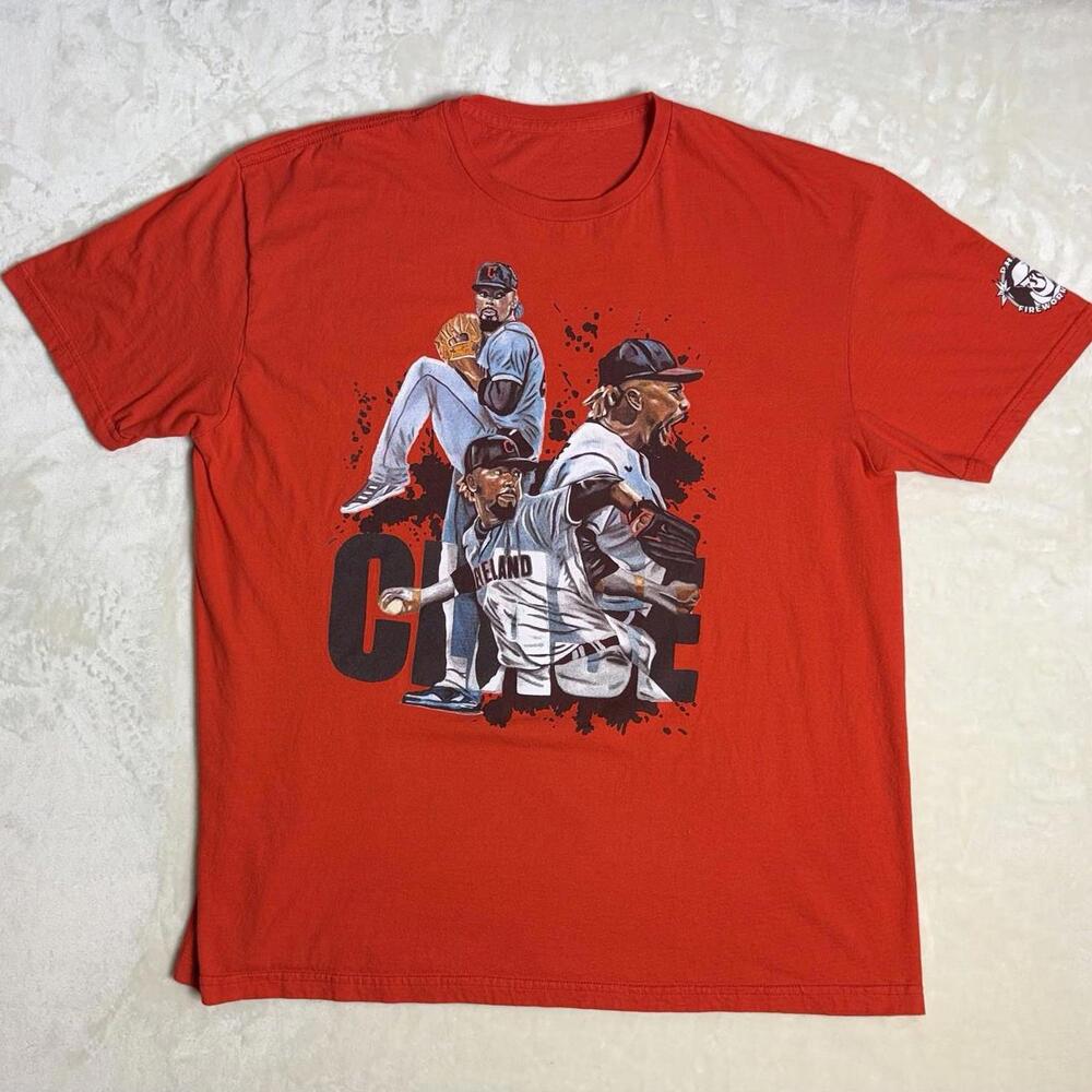Cleveland Guardians Gildan Softstyle Short Sleeve Shirt Men's Red XL